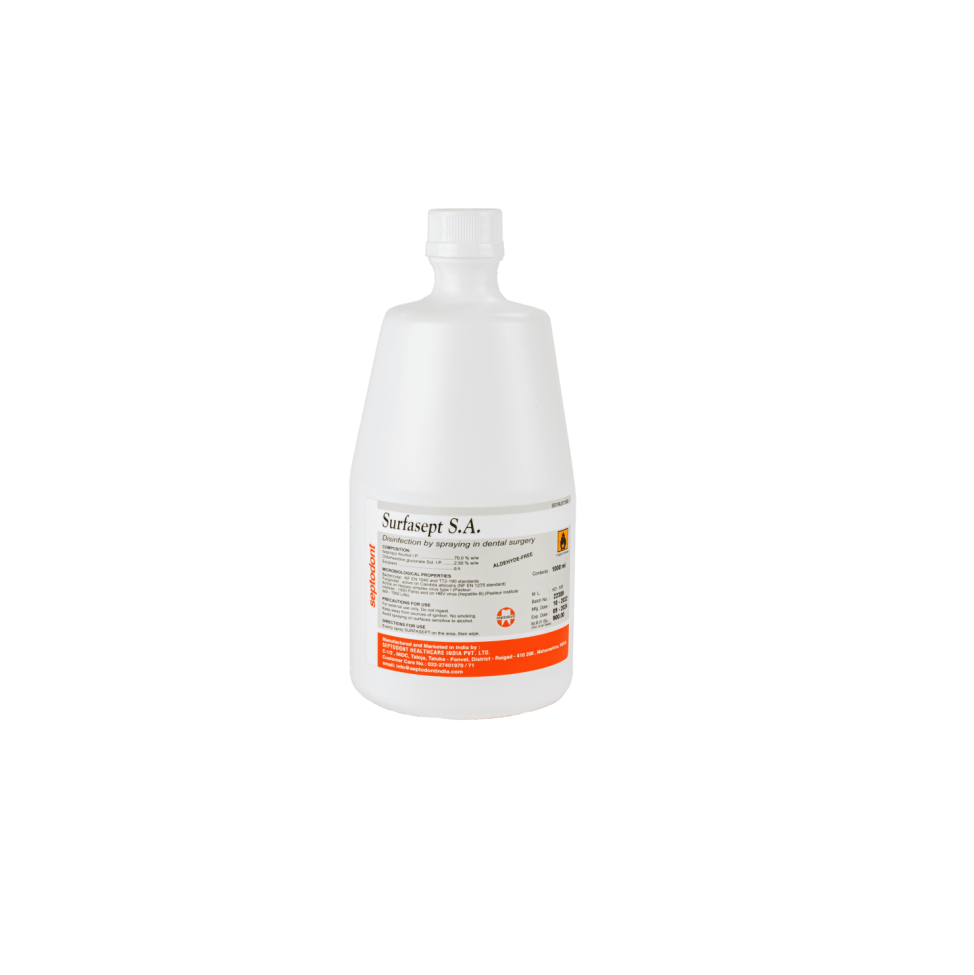 Aldehyde free dental surface disinfectant